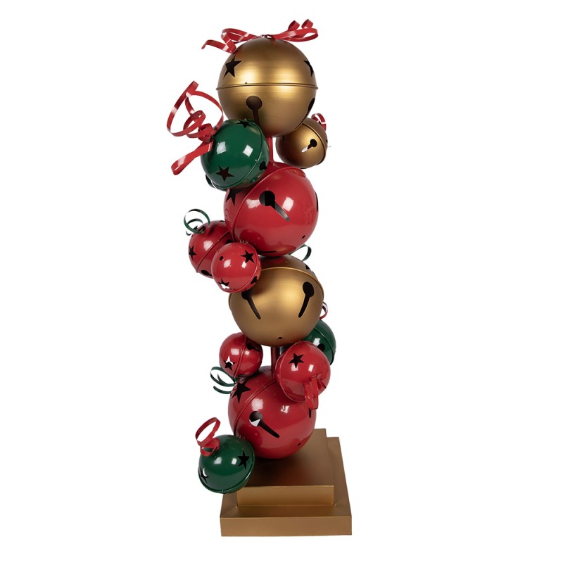 Clayre & Eef Christmas Decoration Figurine 35x35x120 cm Red Green Metal