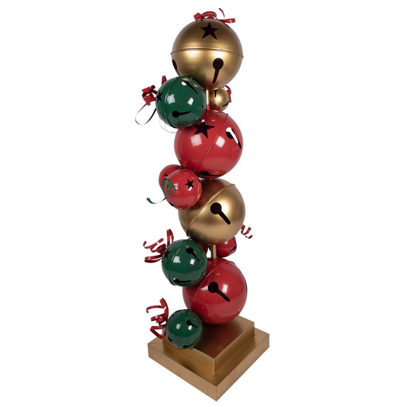 Clayre & Eef Christmas Decoration Figurine 43x40x150 cm Red Green Metal