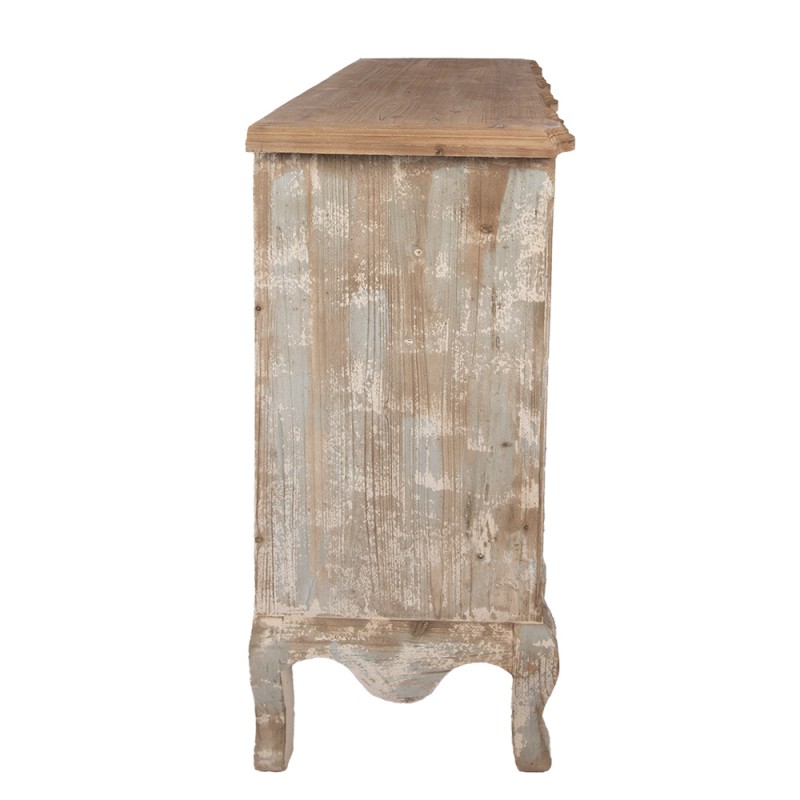 Clayre & Eef Cassettiera 95x38x90 cm Beige Legno