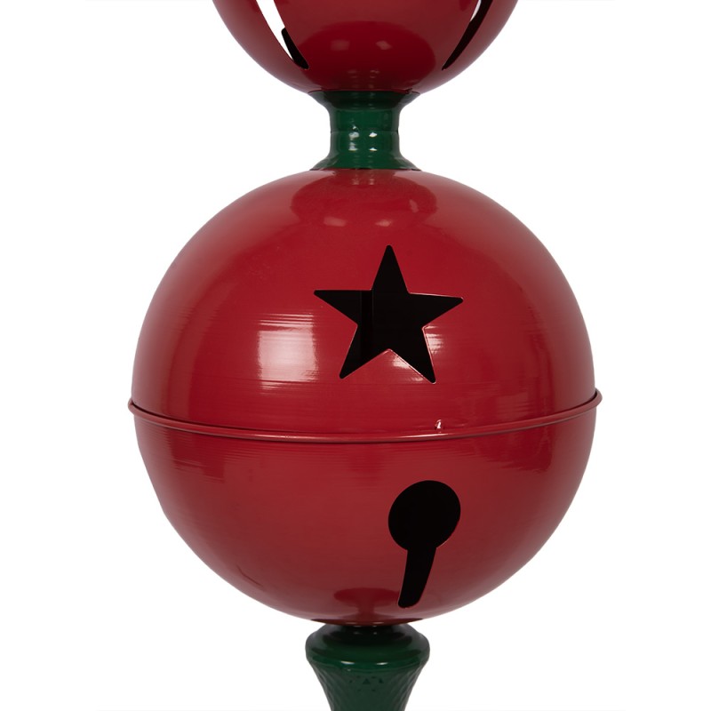 Clayre & Eef Weihnachtsdekorationsfigur Ø 31x179 cm Rot Grün Metall