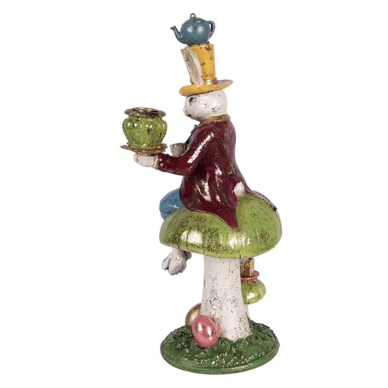 Clayre & Eef Chandelier Lapin 20x16x41 cm Blanc Plastique