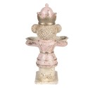 Clayre & Eef Statuetta decorativa Orso 14x13x24 cm Beige Plastica