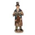 Clayre & Eef Weihnachtsdekorationsfigur Krippe 34/31/21/20 cm Rot Kunststoff