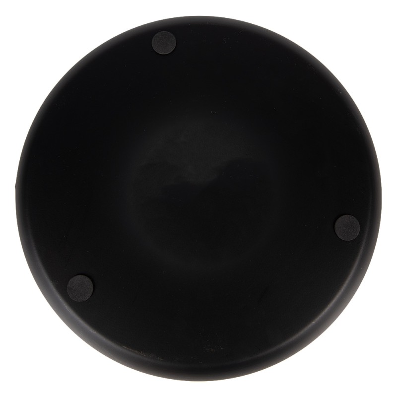 Clayre & Eef Decoratie schaal Ø 28x3 cm Wit Metaal