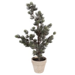 Clayre & Eef Artificial Plant 30x30x65 cm Green Plastic