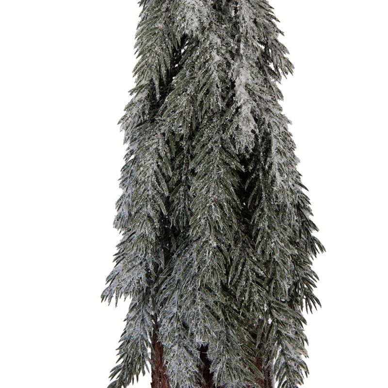 Clayre & Eef Mini Artificial Christmas Tree Ø 18x57 cm Green Plastic