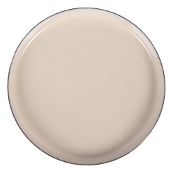 Clayre & Eef Onderzetters voor Glazen Ø 11x1 cm Beige Metaal