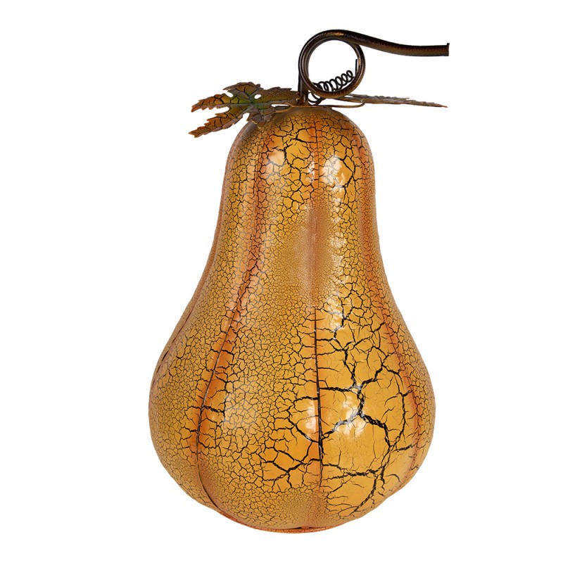 Clayre & Eef Decorative Figurine Pumpkin Ø 28x47 cm Orange Metal
