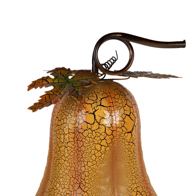 Clayre & Eef Decorative Figurine Pumpkin Ø 28x47 cm Orange Metal