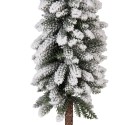 Clayre & Eef Mini Artificial Christmas Tree Ø 10x60 cm Green Wood