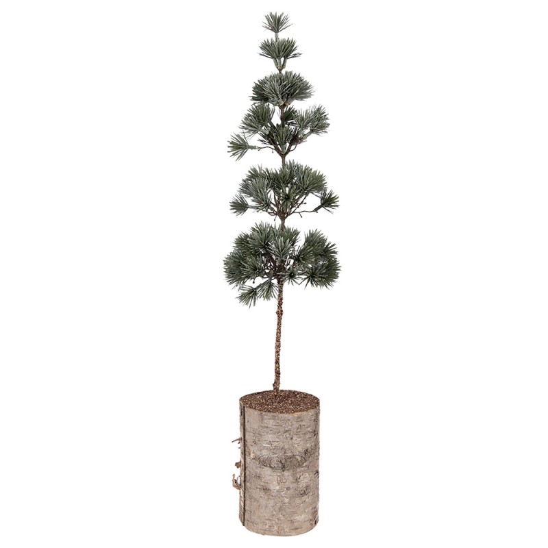 Clayre & Eef Mini Artificial Christmas Tree 14x14x60 cm Green Wood