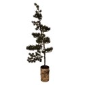 Clayre & Eef Mini Artificial Christmas Tree 35x35x100 cm / 3xAAA Green Wood