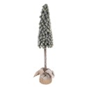 Clayre & Eef Mini Artificial Christmas Tree Ø 18x78 cm Green Plastic