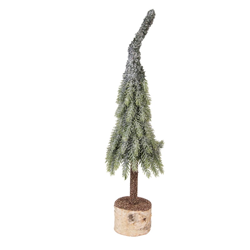 Clayre & Eef Mini Artificial Christmas Tree Ø 13x50 cm Green Wood