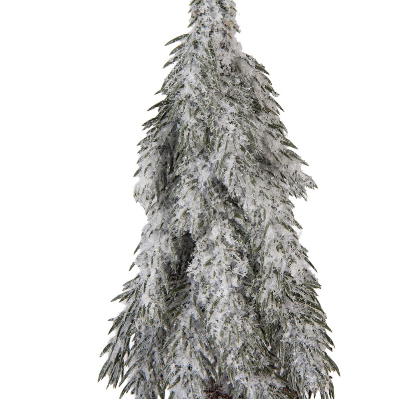 Clayre & Eef Mini Artificial Christmas Tree Ø 12x32 cm Green Wood