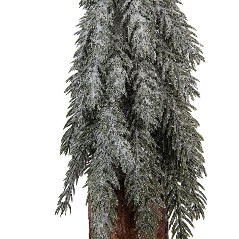 Clayre & Eef Mini Artificial Christmas Tree Ø 15x44 cm Green Wood