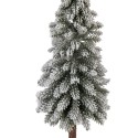 Clayre & Eef Mini Artificial Christmas Tree Ø 10x48 cm Green Wood
