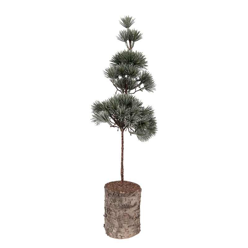 Clayre & Eef Mini Artificial Christmas Tree 14x14x45 cm Green Wood