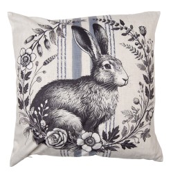 Clayre & Eef Housse de coussin 45x45 cm Beige Polyester