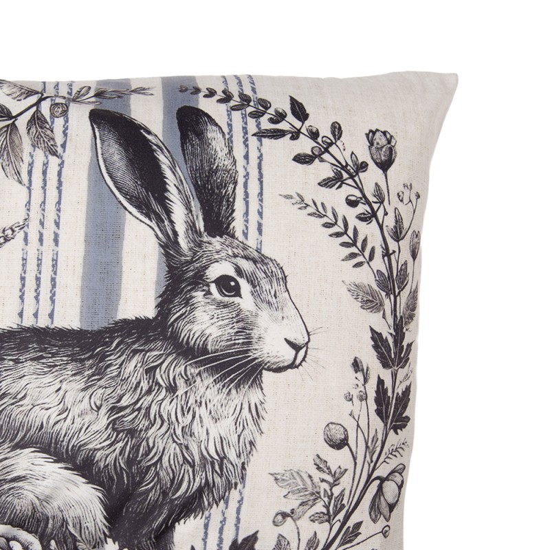 Clayre & Eef Kissenbezug 45x45 cm Beige Polyester