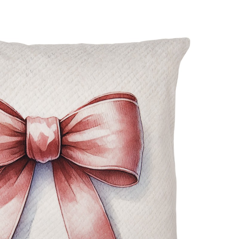 Clayre & Eef Housse de coussin 45x45 cm Beige Polyester