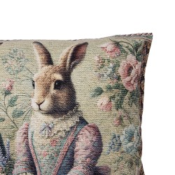 Clayre & Eef Housse de coussin 35x50 cm Vert Polyester