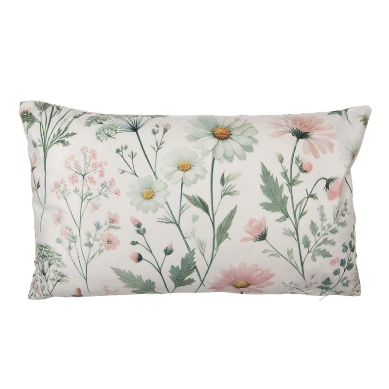 Clayre & Eef Cushion Cover 35x50 cm Beige Polyester