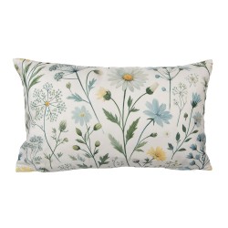 Clayre & Eef Housse de coussin 35x50 cm Beige Polyester