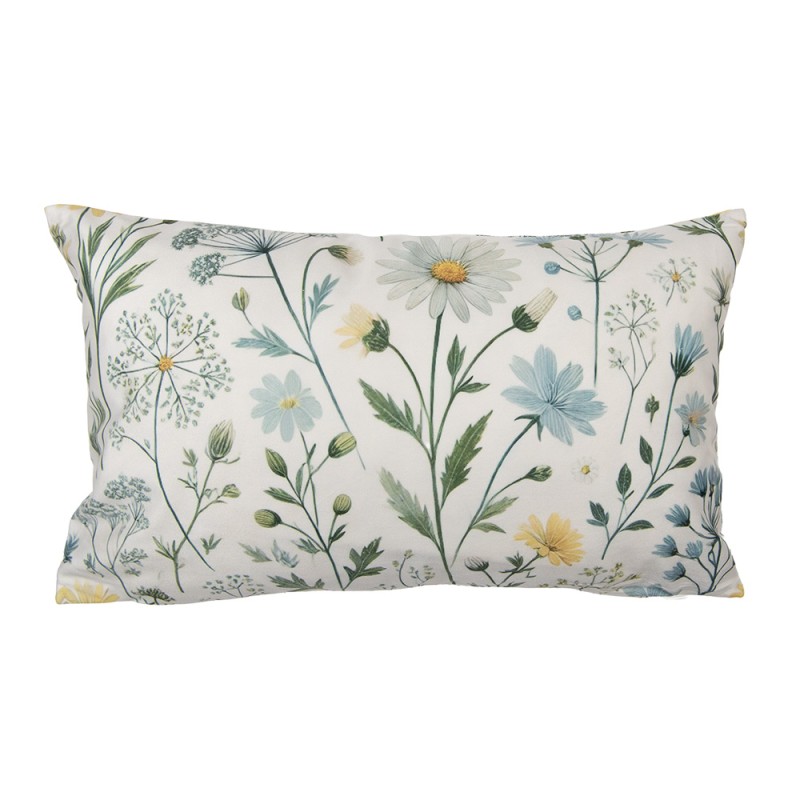 Clayre & Eef Kussenhoes 35x50 cm Beige Polyester