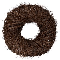 Clayre & Eef Couronne Ø 60x18 cm Marron Rotin