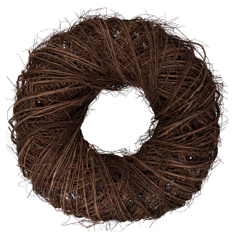 Clayre & Eef Couronne Ø 60x18 cm Marron Rotin