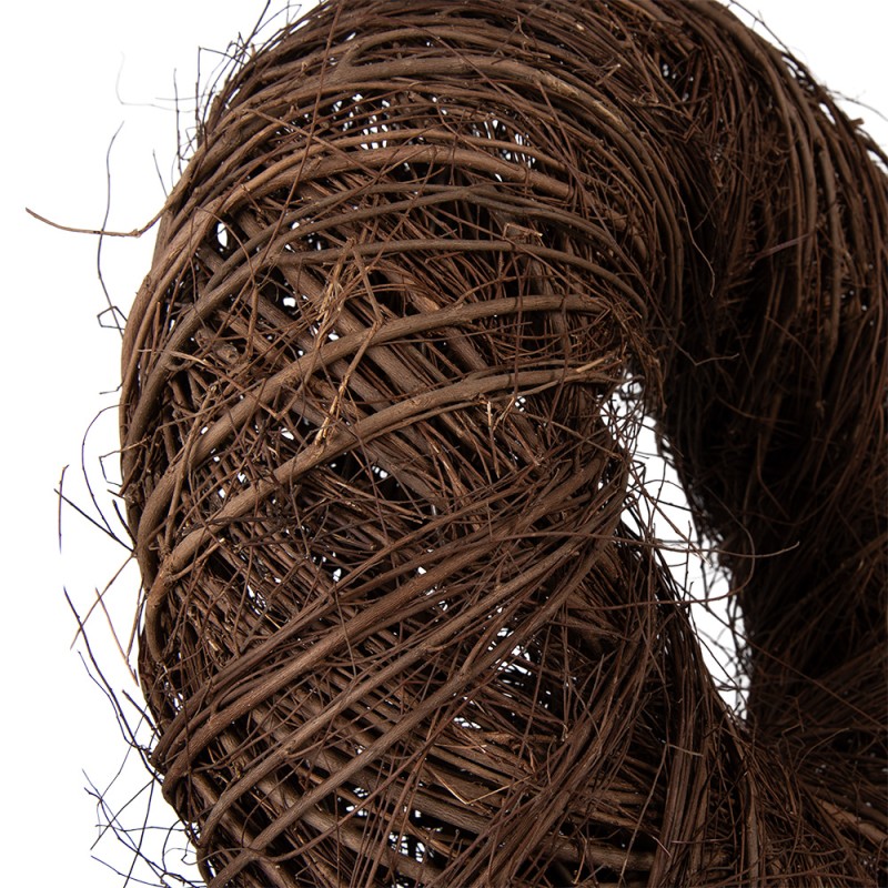 Clayre & Eef Couronne Ø 60x18 cm Marron Rotin