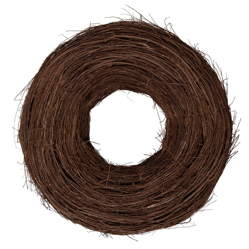 Clayre & Eef Couronne Ø 60x18 cm Marron Rotin