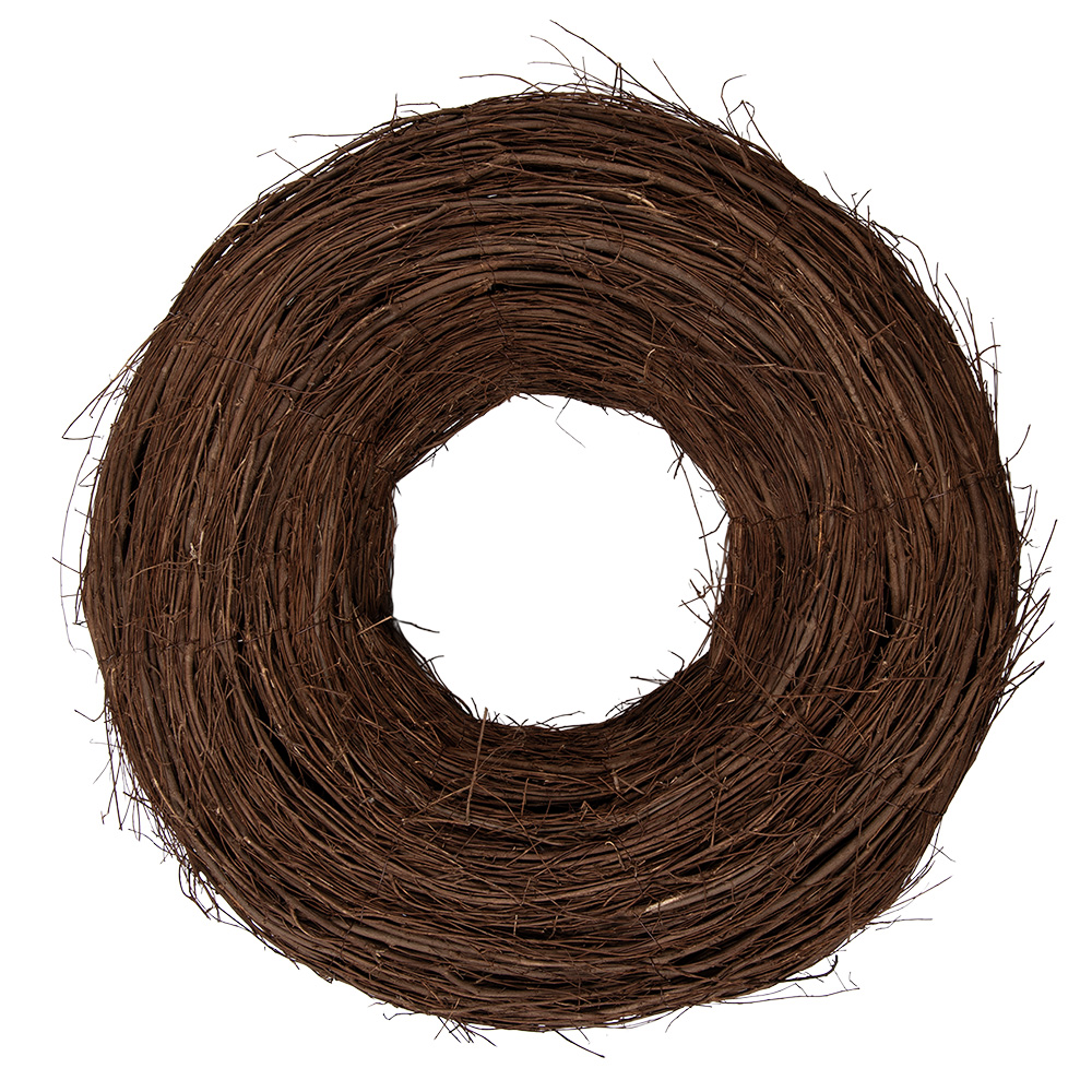 Clayre&Eef KransØ 60x18 cm Bruin Rotan afbeelding