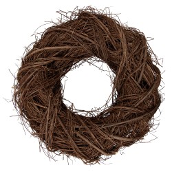 Clayre & Eef Couronne Ø 40x11 cm Marron Rotin
