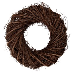 Clayre & Eef Couronne Ø 30x8 cm Marron Rotin