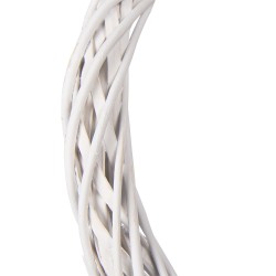 Clayre & Eef Couronne Ø 30x4 cm Blanc Rotin
