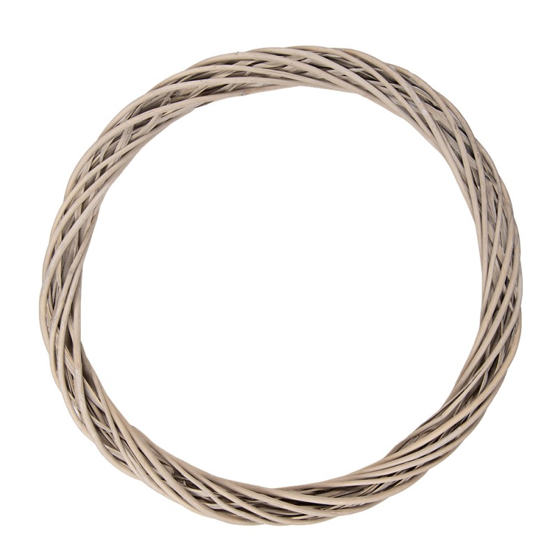 Clayre & Eef Couronne Ø 50x5 cm Marron Rotin