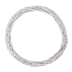 Clayre & Eef Couronne Ø 50x5 cm Blanc Rotin