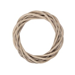 Clayre & Eef Couronne Ø 10x2 cm Marron Rotin