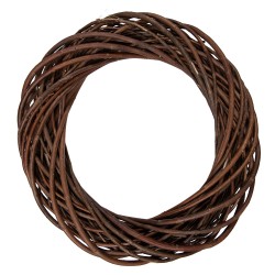 Clayre & Eef Couronne Ø 50x8 cm Marron Rotin