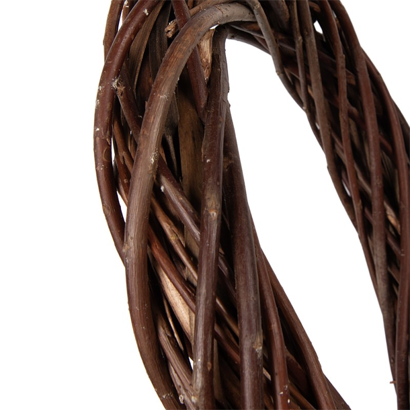 Clayre & Eef Couronne Ø 50x8 cm Marron Rotin
