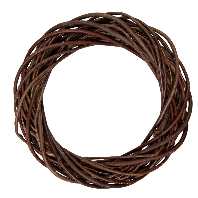 Clayre & Eef Couronne Ø 30x6 cm Marron Rotin