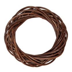 Clayre & Eef Couronne Ø 20x4 cm Marron Rotin