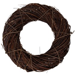 Clayre & Eef Couronne Ø 50x12 cm Marron Rotin