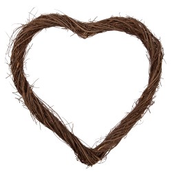 Clayre & Eef Couronne 50x50x5 cm Marron Rotin