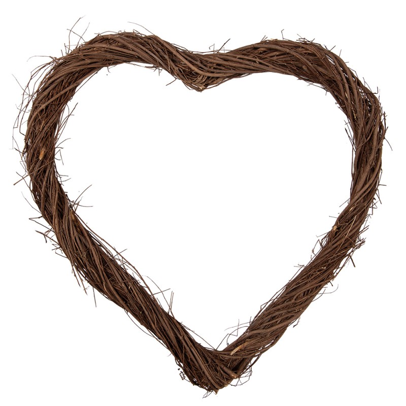 Clayre & Eef Couronne 50x50x5 cm Marron Rotin