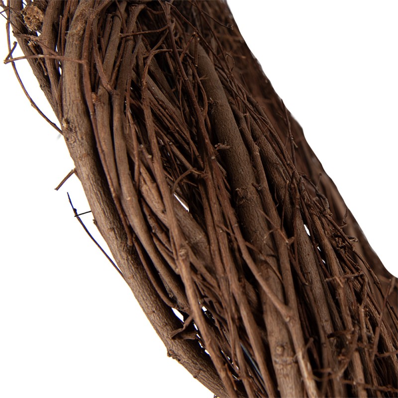 Clayre & Eef Couronne Ø 45x5 cm Marron Rotin