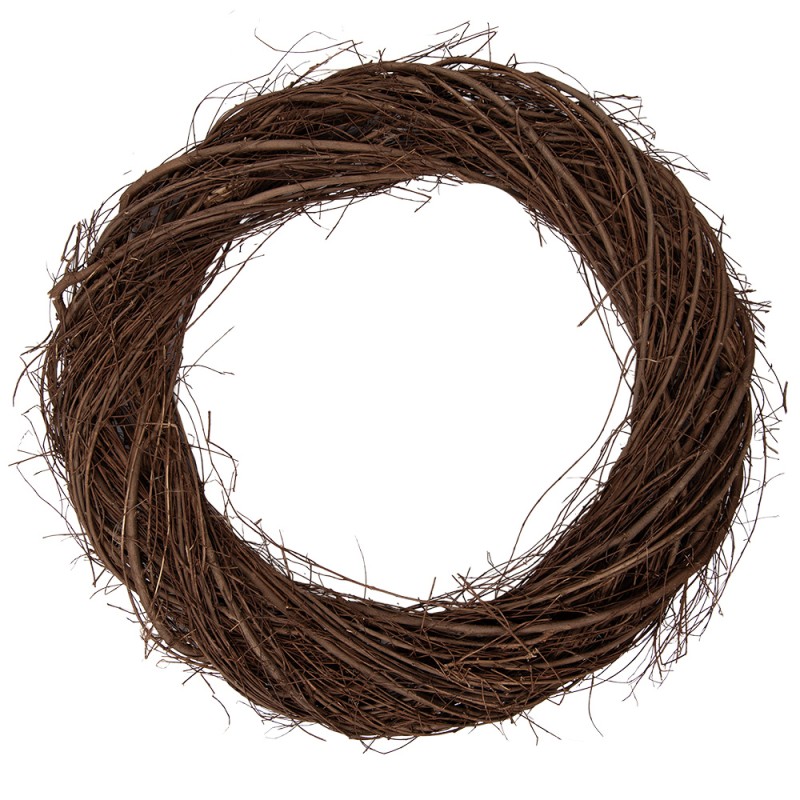 Clayre & Eef Couronne Ø 55x6 cm Marron Rotin