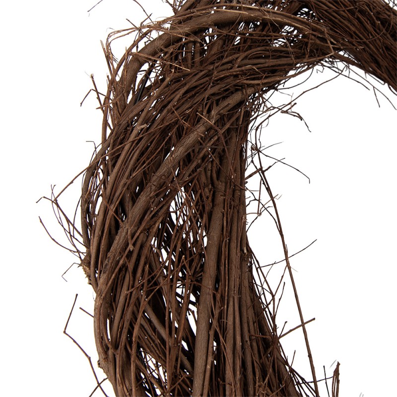 Clayre & Eef Couronne Ø 55x6 cm Marron Rotin